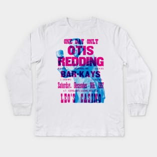 otis Redding offset graphic poster Kids Long Sleeve T-Shirt